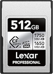 Lexar Professional Silver Series LCAEXS4512G CFexpress 4.0 Type-A 8K 512 GB Hafıza Kartı