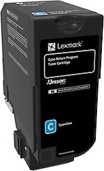 Lexmark 74C50C0 Mavi Toner