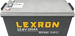 Lexron 200 Ah 25.6 V Lityum Akü