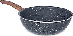 Leydi Marble Natura Granit 28 cm Wok Tava