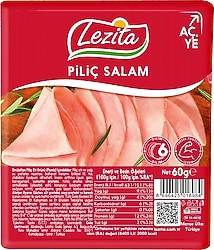 Lezita Dilimli Piliç Salam 60 gr