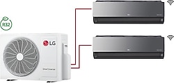 LG AC2 AC2MULTI Inverter Multi Wi-Fi 12+24 BTU Split Klima