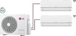 LG DP1MULTI Inverter Multi 9+18 BTU Split Klima