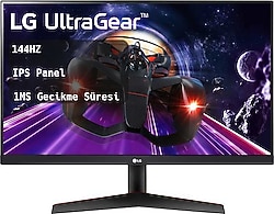 LG UltraGear 24GN60R-B 23.8" 1 ms Full HD IPS 144 Hz Oyuncu Monitörü