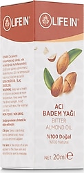 Life In Acı Badem Yağı 20 ml