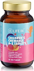 Life In Çocuk Multivitamin A-Z 60 Tablet