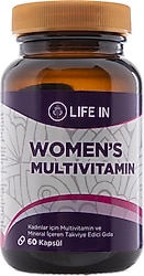 Life In Women's Multivitamin 60 Kapsül
