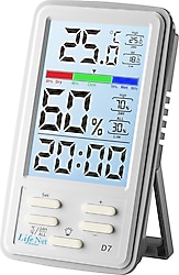 Life Net D7 Dijital Nem Ölçer ve Termometre