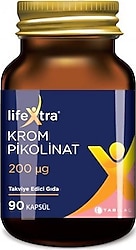 Lifextra Krom Pikolinat 200 mcg 90 Kapsül