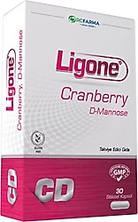 Ligone Cranberry D-Mannose 30 Bitkisel Kapsül
