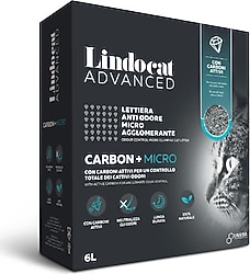 Lindo Cat Advanced Carbon + Micro Aktif Karbonlu 6 lt Kedi Kumu