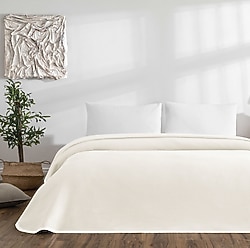 Linens Bsp Ekru Çift Kişilik Pike