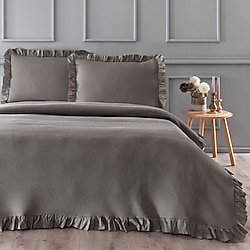 Linens Bsp Vizon Pamuk Çift Kişilik Yatak Örtüsü Takımı