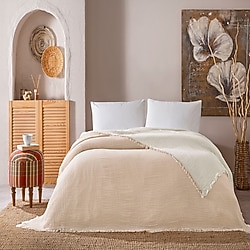 Linens Coraux Müslin Çift Kişilik Pike