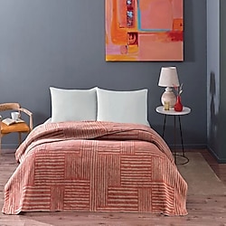 Linens Gable Kiremit Çift Kişilik Battaniye