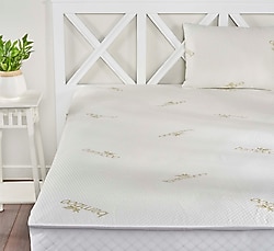 Linens Luxury Bambu Sıvı Geçirmez Çift Kişilik Alez