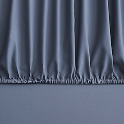 Linens Mix&Match Indigo Pamuk Saten King Size Lastikli Çarşaf