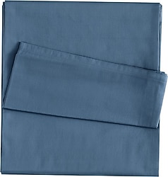Linens Mix&Match Indigo Pamuk Saten Tek Kişilik Çarşaf