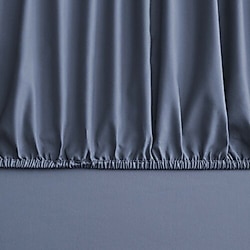 Linens Mix&Match Indigo Pamuk Saten Tek Kişilik Lastikli Çarşaf