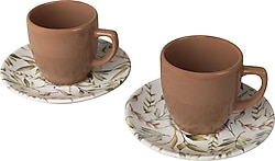 Linens Shara Seramik 2'li Kahve Fincan Takımı