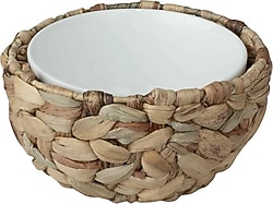 Linens Straw 16.5x9 cm Porselen Sunum Kasesi