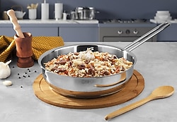Lines Oscar Metal Kulp 28 cm Çelik Tava