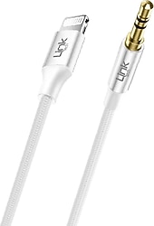 LinkTech A587 1 m Lightning to 3.5mm Aux Ses Kablosu