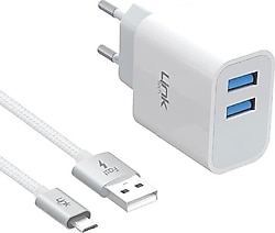 LinkTech C203 10 W 2.1A Micro USB Kablolu Şarj Aleti