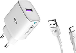 LinkTech C306 22.5 W Beyaz Type-C Kablolu Hızlı Şarj Aleti