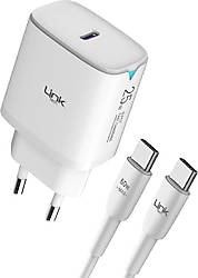 LinkTech C311 Beyaz 25 W Type-C Kablolu Hızlı Şarj Aleti