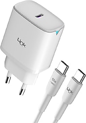 LinkTech C312 30 W Type-C Kablolu Hızlı Şarj Aleti
