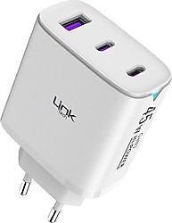 LinkTech C317 45 W Beyaz Hızlı Şarj Adaptörü
