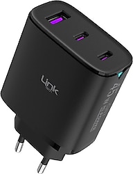 LinkTech C317 45 W Siyah Hızlı Şarj Adaptörü