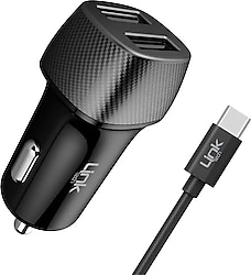 LinkTech C493 12 W Type-C Kablolu Araç Şarj Aleti
