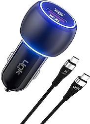 LinkTech C686 Premium 48 W Type-C Kablolu Hızlı Araç Şarj Aleti