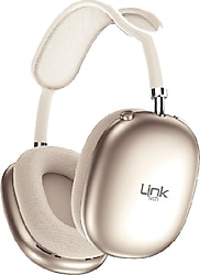 LinkTech HP10 Altın Kulak Üstü Bluetooth Kulaklık