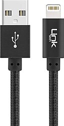LinkTech K544 Safe 30 cm Siyah USB to Lightning Şarj Kablosu