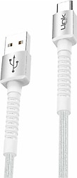 LinkTech K552 Safe 1 m Beyaz USB to Type-C Şarj Kablosu