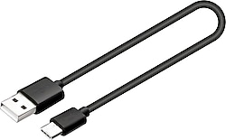 LinkTech K564 Strong 30 cm Siyah USB to Type-C Hızlı Şarj Kablosu