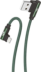 LinkTech K593 1.5 m Yeşil USB to Lightning Şarj Kablosu