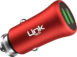 LinkTech M580 Kırmızı Araç Şarj Aleti