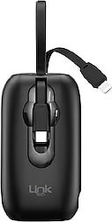 LinkTech MP09 Siyah 9600 mAh Hızlı Şarj Powerbank