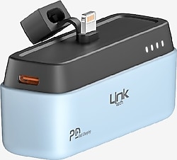 LinkTech Strong ML05 Mavi 5000 mAh Hızlı Şarj Powerbank