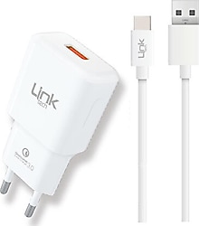 LinkTech T443 18 W Type-C Kablolu Hızlı Şarj Aleti