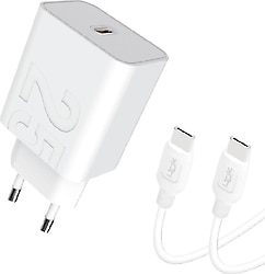 LinkTech T459E Eco 25 W Beyaz Type-C Kablolu Hızlı Şarj Aleti