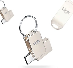 LinkTech T664 Premium OTG Type-C 64 GB Flash Bellek