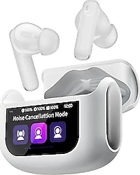 LinkTech TW45 Premium ANC TWS Beyaz Kulak İçi Bluetooth Kulaklık