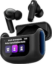 LinkTech TW45 Premium ANC TWS Siyah Kulak İçi Bluetooth Kulaklık