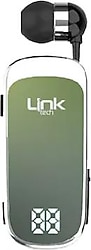 LinkTech V81 Makaralı Yeşil Kulak İçi Bluetooth Kulaklık