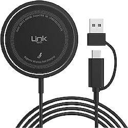 LinkTech W513 15 W Kablosuz Şarj Aleti